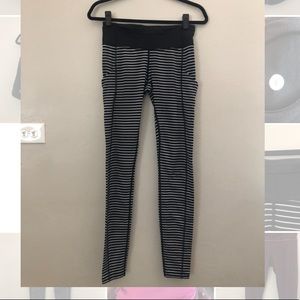 Lululemon Striped Leggings size 6